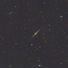 NGC 4565 Galaxy in constellation Coma Berenices.
