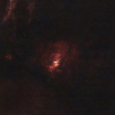 NGC 7635, M52, SH2-161, SH2-157 in constellation Cassiopeia.