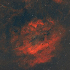 The Clamshell Nebula, SH2 - 119 in constellation Cygnus.