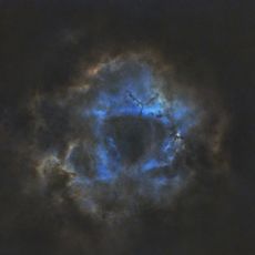 The Rosette Nebula - NGC 2244 in constellation Monoceros